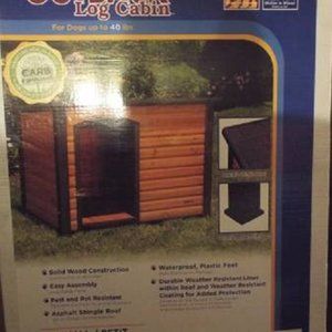 Precision Pet Extreme Log Cabin Dog House 2701